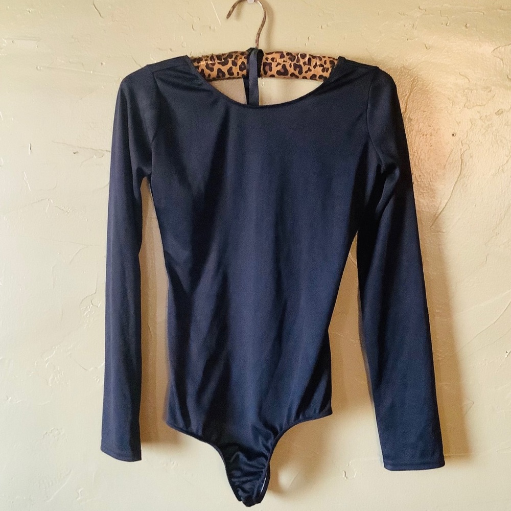 Disney Store Girls Black Leotard